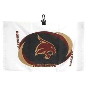 Texas State Bobcats NCAA Printed Hemmed Towel