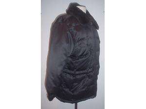 Andrew Marc black shiny down filled jacket coat M  