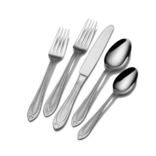   Home Montrose Frost 45 Piee Flatware Set, Service for 8 