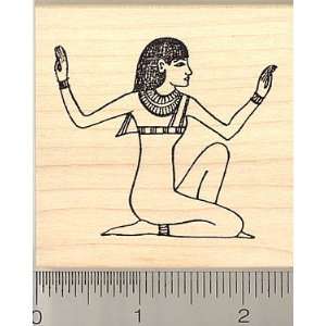  Large Egyptian Goddess Isis Rubber Stamp Arts, Crafts 