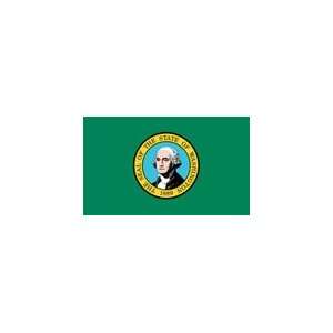   Washington Flag, 4 x 6, Outdoor, Poly Max