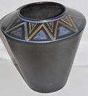 vintage west germany scheurich kera mik geometric pot plant vase