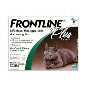  (Green) Frontline Plus 6 dose Cats & Kittens *FREE 