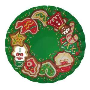  2 Christmas Cookies Formed Paper Trays