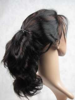 Long Full Lace Wig in Ponytail India Remy Human Hair ◆  