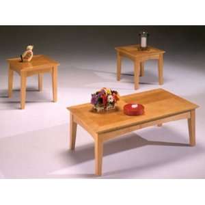   8915 3 Piece Shaker Style Table Set in Clear Maple