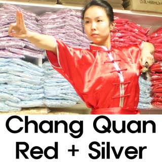 Hyem]Wushu KungFu Uniforms ChangQuan RED Kids13~2XL  
