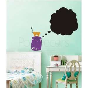   Nursery Removable Vinyl Wall Chalkboard Decals Baby Kid Home