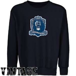  NCAA Old Dominion Monarchs Youth Navy Blue Distressed Logo 