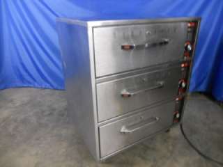 HATCO 3 DRAWER HDW 3 WARMER 3 DRAW FREE STANDING COMMERCIAL RESTAURANT 