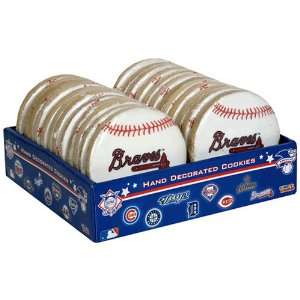 Color A Cookie Major League Baseball, Braves, 24 Count Package  