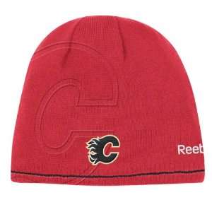 Calgary Flames 2010 2011 Official Team Reversible Cuffless Knit 