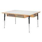 Jonti Craft 55223JC TABLE WITH STORAGE   6   Without paper trays