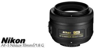 Nikon Nikkor AF S 35mm f/1.8 G for D3100/D5100/D7000+UV 0018208021833 