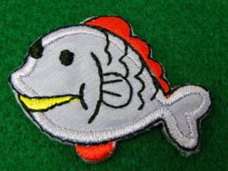 PCS CRAPPIE FISH GAME IRON ON PATCH EMBROIDERED I245  