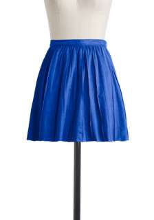   En Route Skirt in Royal Blue  Mod Retro Vintage Skirts  ModCloth