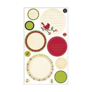 Making Memories Mistletoe Journaling Stickers Circle MM33319, 6 Items 