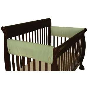  Leachco Easy Teether XL Side Crib Rail Cover, 2 Pack, Sage Baby
