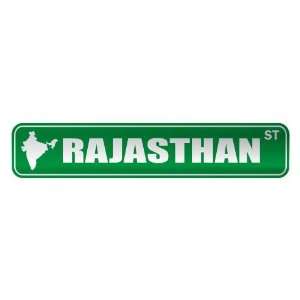   RAJASTHAN ST  STREET SIGN CITY INDIA