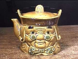 Vintage Ben Franklin Face Tea Pot   Japan  
