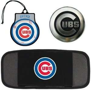  Chicago Cubs Automotive Package Emblem, Air Freshner & CD 