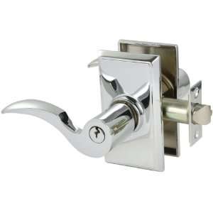   Chrome   Cortina Brass Modern Key in Lever Style D