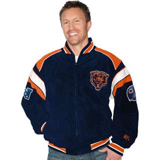 Chicago Bears Outerwear G III Chicago Bears Suede Jacket
