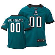 Toddler Nike Philadelphia Eagles Customized Game Team Color Jersey (2T 