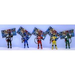 Power Rangers RPM Figures With Keychain 5 Piece Set   Banpresto Japan 