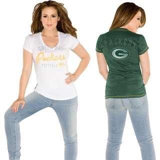 Green Bay Packers Womens Tops Touch by Alyssa Milano Green Bay Packers 