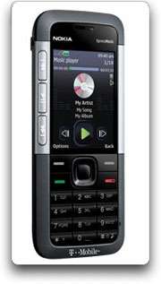 Nokias 5310 XpressMusic phone offers dedicated playback keys and a 