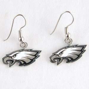  Philadelphia Eagles Logo Wire Earrings