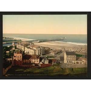   Reprint of Beach and casino, Boulogne, France