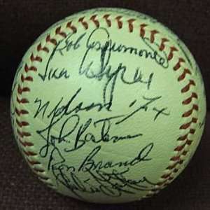  1967 Houston Astros Autographed Baseball   Autographed 