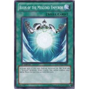    Boon of the Meklord Emperor   Yugioh Extreme Victory Toys & Games