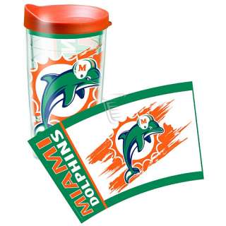 Drinkware Tervis Tumbler Miami Dolphins Insulated 16oz Tumbler with 