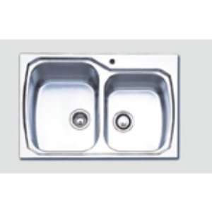   Sinks 833 X Oliveri Topmount Large And Small Basin Stainless Steel