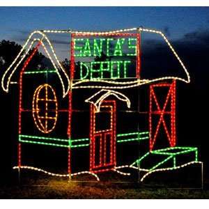  Holiday Lighting Specialists Santa Depot LED Light Display 