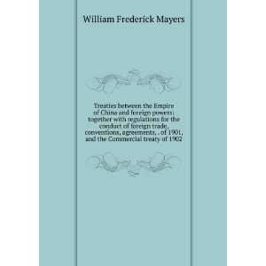   foreign trade, conventions, agreements, . of 1901, and the Commercial