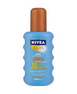 Nivea Sun Protect and Bronze Spray SPF10 200ml   Boots
