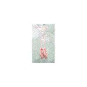  Pink Rose & Sequin Ballet Dance Slipper Shoes Christmas 