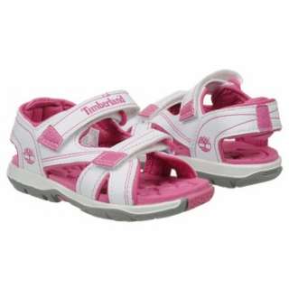 Kids Timberland  Mad River 2 Strap Tod/Pr White/Pink Shoes 