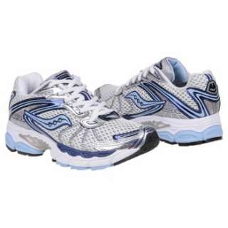 Athletics Saucony Womens ProGrid Ride 3 White/Navy/Blue Shoes 