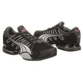 Athletics Puma Womens Voltaic 3 Blk/Silver/Raspberry Shoes 