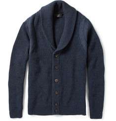 Dunhill Shawl Collar Wool Cardigan