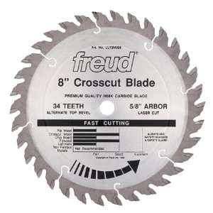 Freud LU72M008 8 Inch 34 Tooth ATB General Purpose Saw Blade with 5/8 