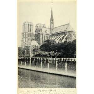   Paris France River Seine   Original Halftone Print