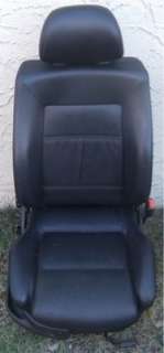BLACK LEATHER SEAT PACKAGE VW GOLF JETTA 93 99 4 DOOR HEATED MK3 FRONT 