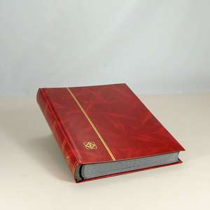 Lighthouse Stockbook  64 Pgs.  Red  30% OFF  