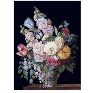  A Vase Of Summer Flowers Poster Print